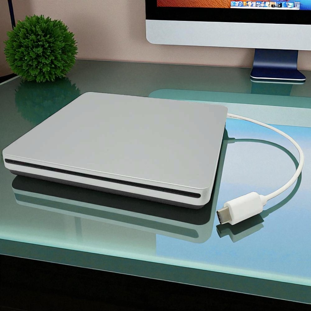External CD/DVD RW Optical Drive USB Type C for Laptop - LE-LD