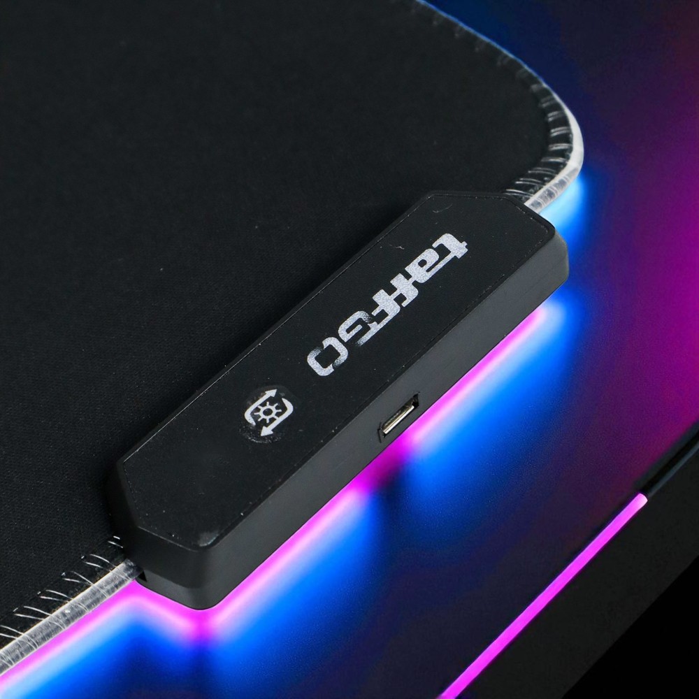TaffGO Gaming Mouse Pad XL RGB LED 700x300x4mm - GMS-WT5