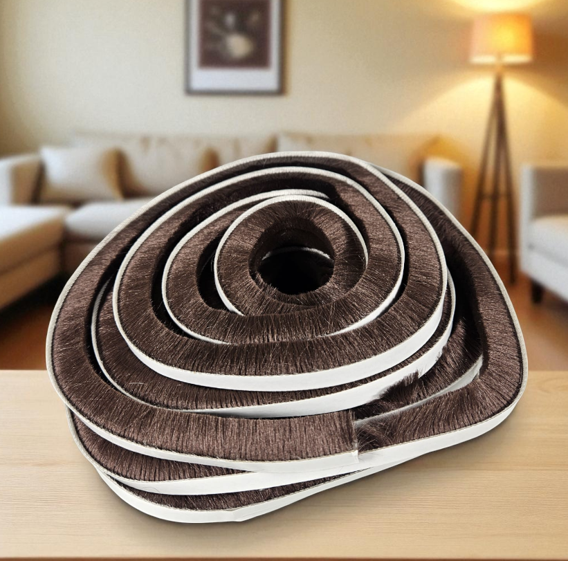 GANCHUN Lis Strip Pintu Brush Strip Sealing 10Mx9mmx15mm - KK-061
