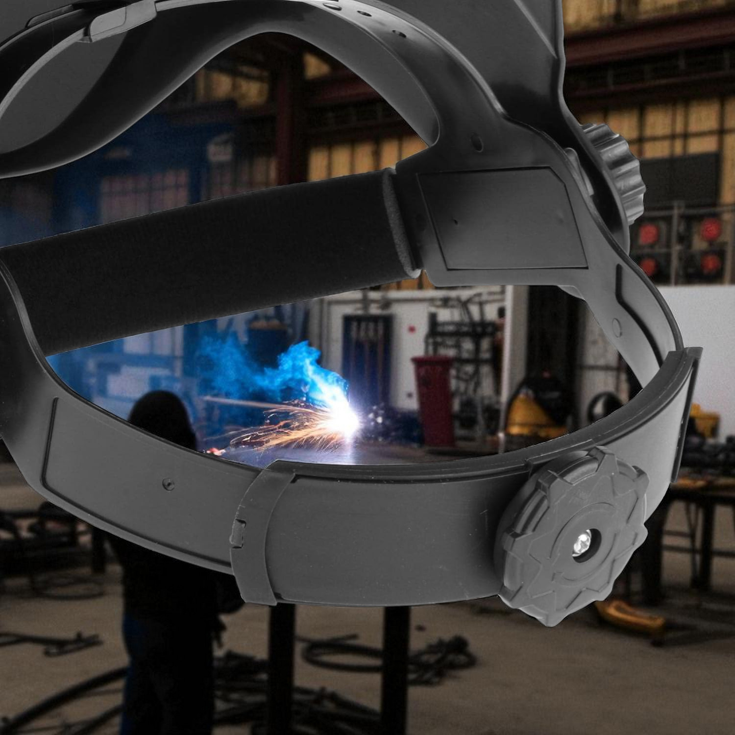 MERISHOP Helm Las Automatic Dimming Protective Welding - 110