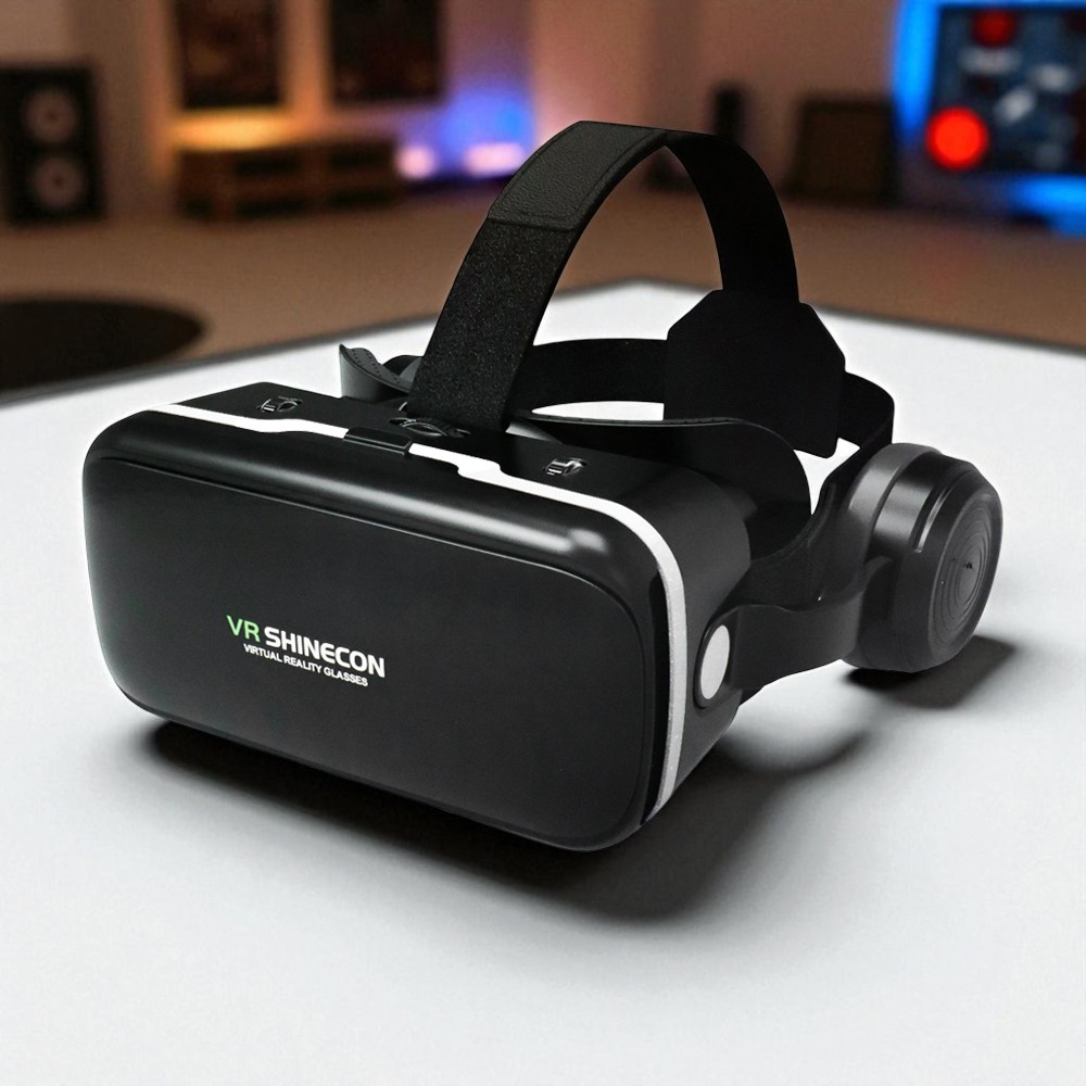 Shinecon 6.0 VR Box Virtual Reality Glasses dengan Headphone