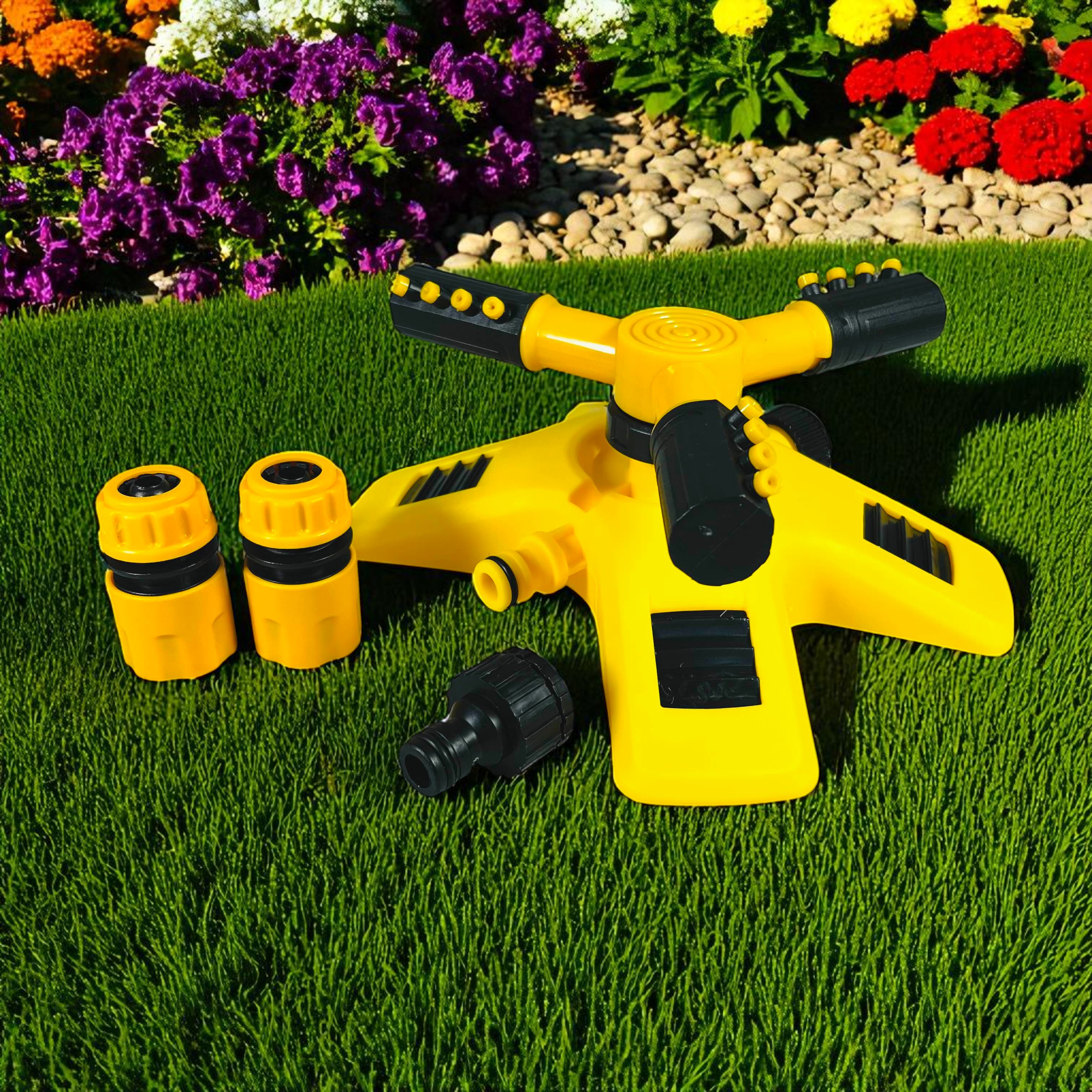 LIUYI Penyiram Tanaman Otomatis Putar 360 Derajat 3 Sprinkler Spray - LY-3