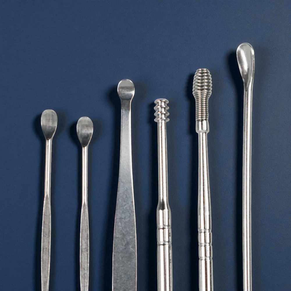 Biutte.co Set Pembersih Telinga Korek Kuping Ear Spoon Tool 6 PCS - BA45