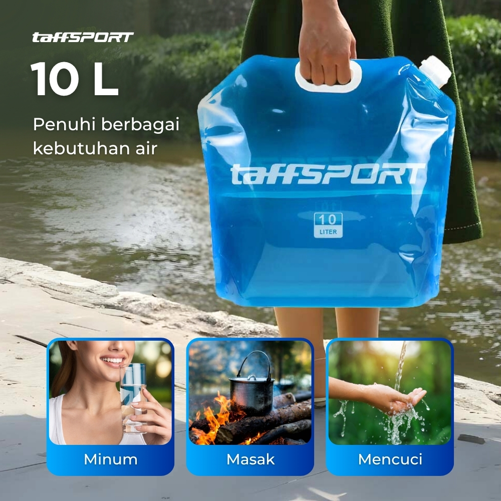 TaffSPORT Kantong Air Minum Portable Camping Water Storage 10L - ZDSD0