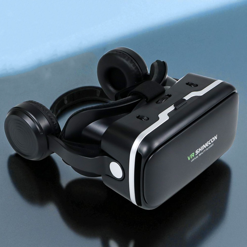 Shinecon 6.0 VR Box Virtual Reality Glasses dengan Headphone