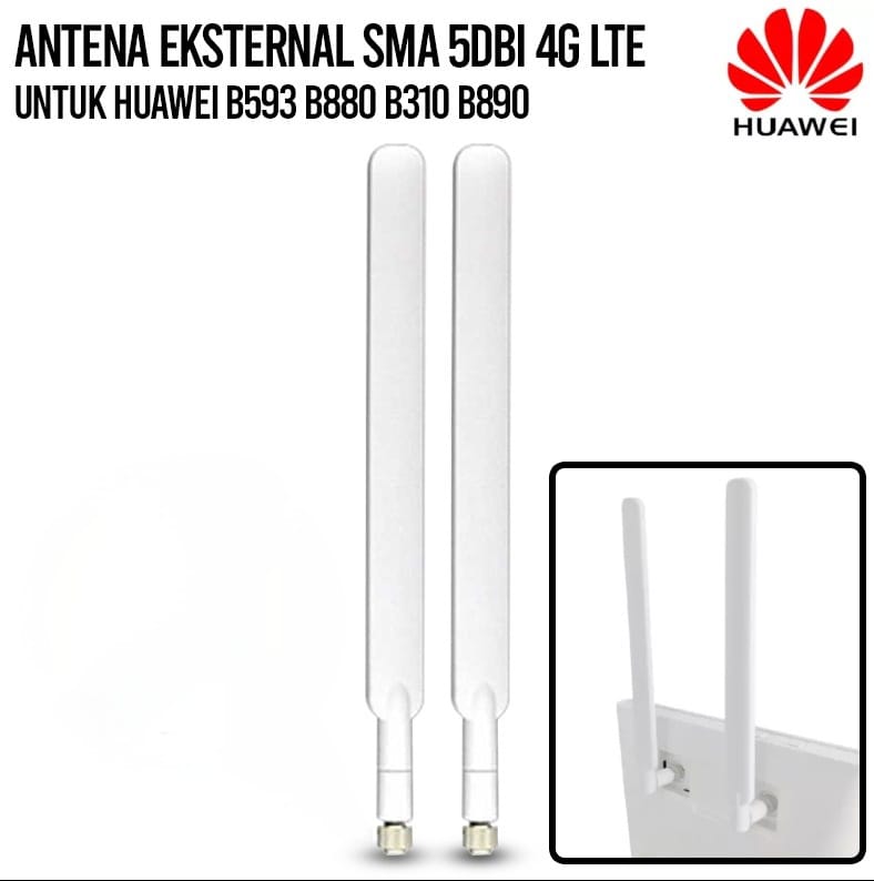 Huawei Antena Eksternal SMA 5dBi 4G LTE for Huawei B593 B880 B310 B890