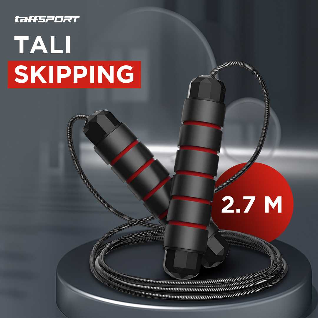 Jual TaffSPORT Tali Skipping Jump Rope Gym Fitness - GL-JUM-001
