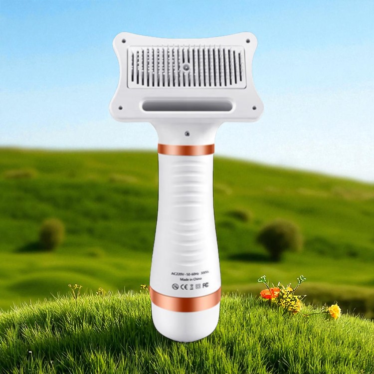 WIDHTER Sisir Pengering Bulu Hewan Anjing Kucing 2 in 1 Portable 300W - HG-HZP-10