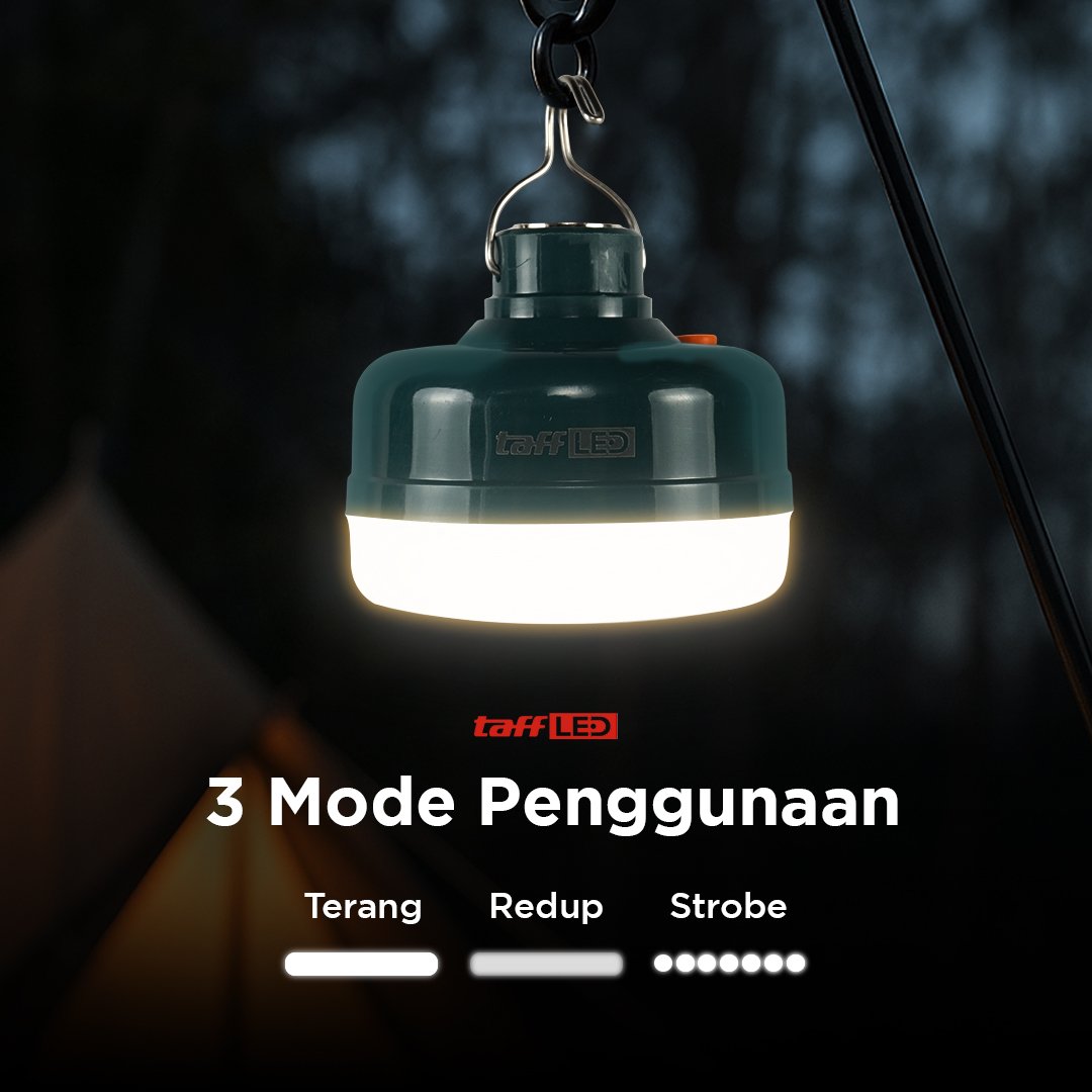 NIUZHI Lampu LED Camping Gantung Waterproof Cool White 1200mAh 12W - V51