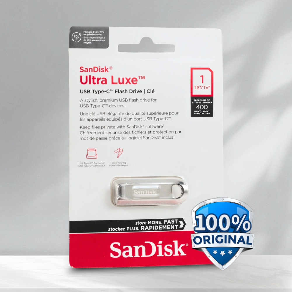 SanDisk Ultra Luxe Flashdisk USB Type C 3.2 Gen 1 - SDCZ75