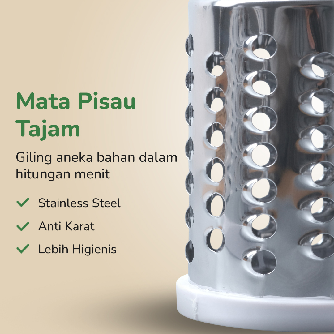 CHYU Penggiling Sayur Vegetable Cutter Slicer Tabletop Drum Grater - YG-806