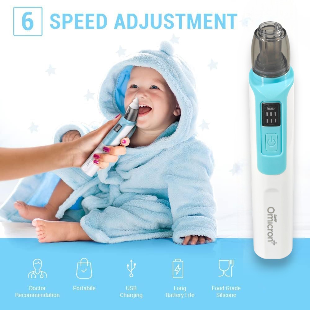 Molucky Baby Nasal Aspirator Alat Penyedot Ingus Bayi 6 Level 500mAh - ZLY-018