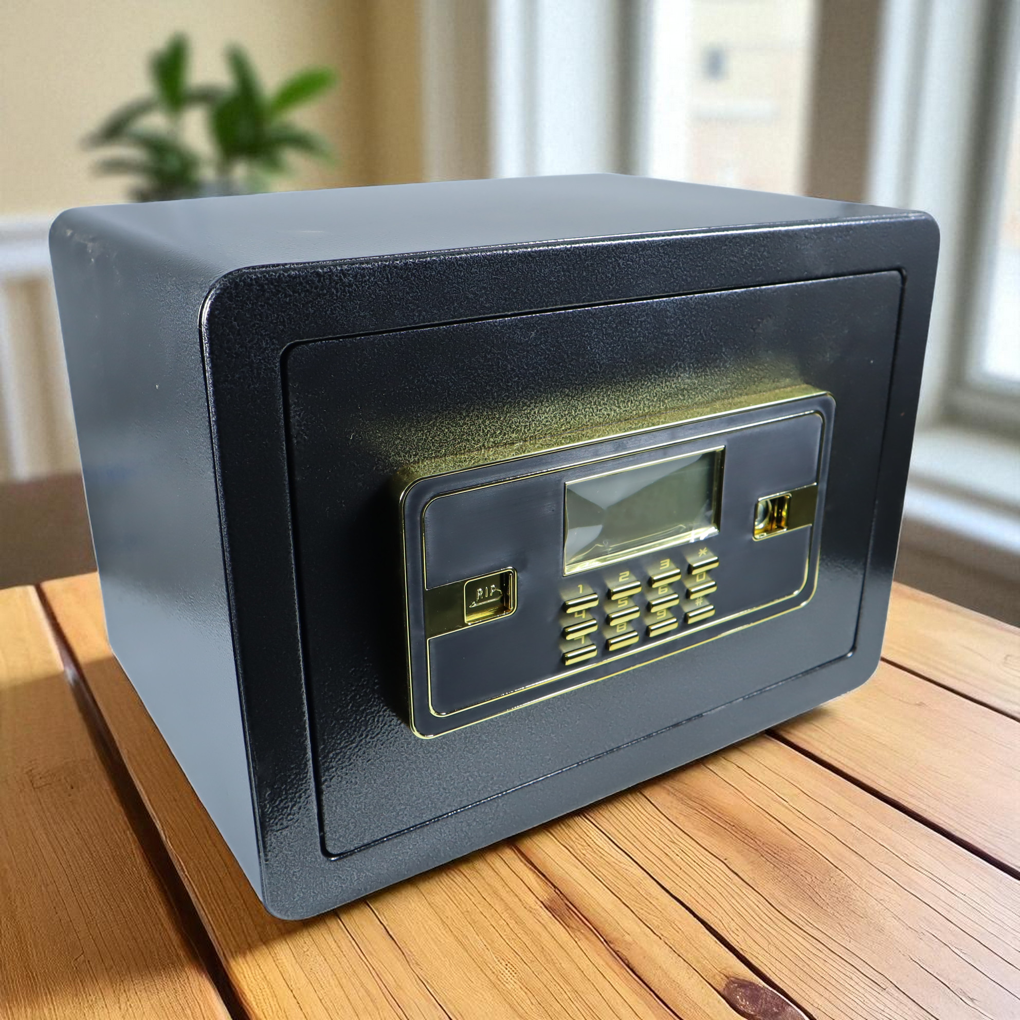 INTHHEEL Kotak Brankas Hotel Mini Home Safe Box Anti-Theft 35x25x25cm - B1D72