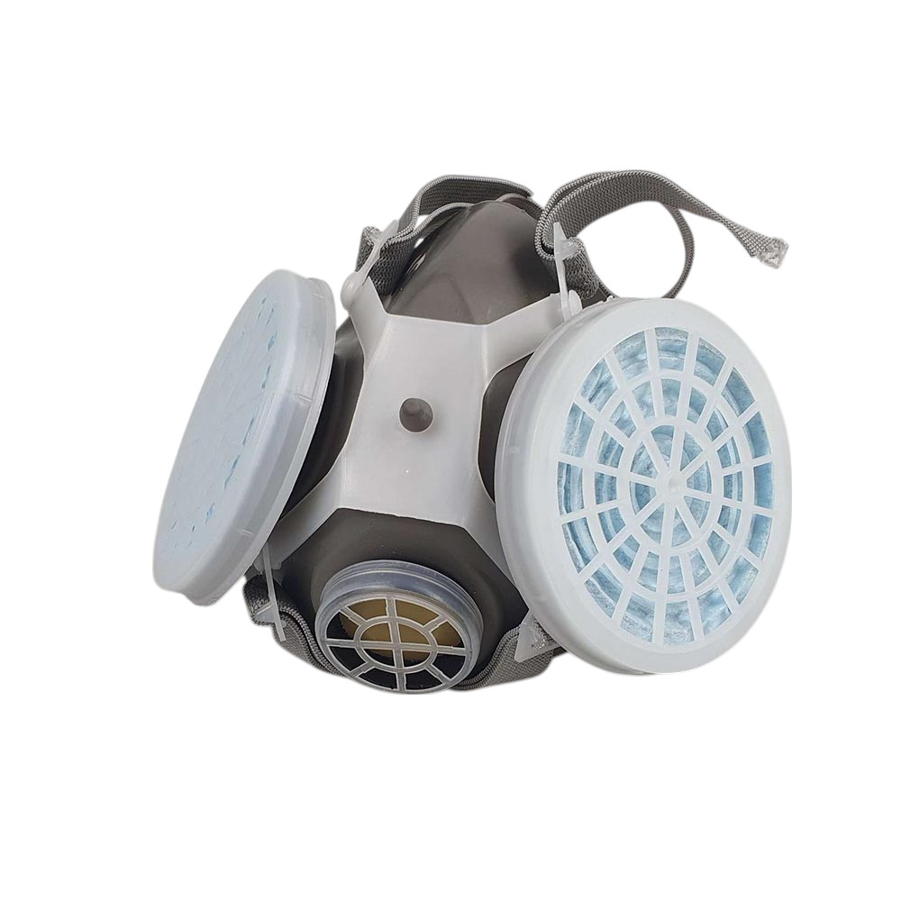 TaffGUARD Masker Gas Respirator Half Face with Activated Carbon Filter - 8006