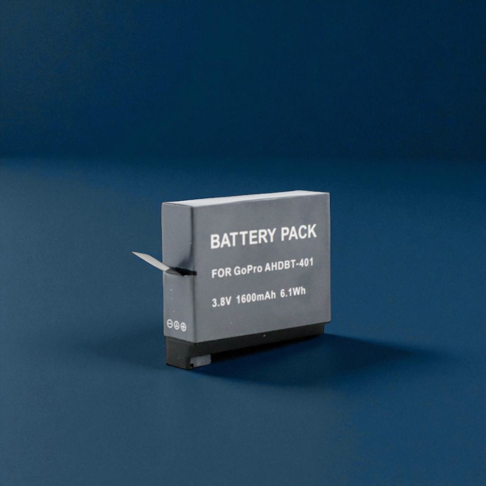 Rechargeable Battery GoPro Hero 4 3.8V 1600mAh - AHDBT-401 (Replika 1:1)