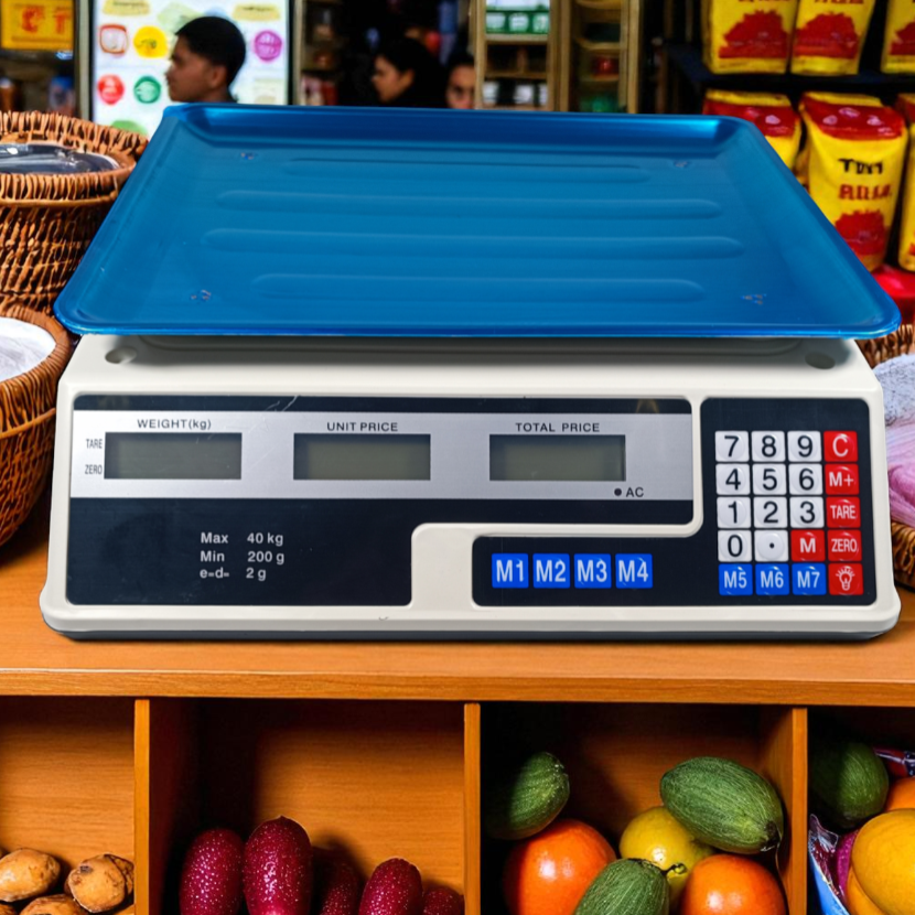 Beichen Timbangan Buah Harga Digital Scale Pricing LCD 40kg - BC-209