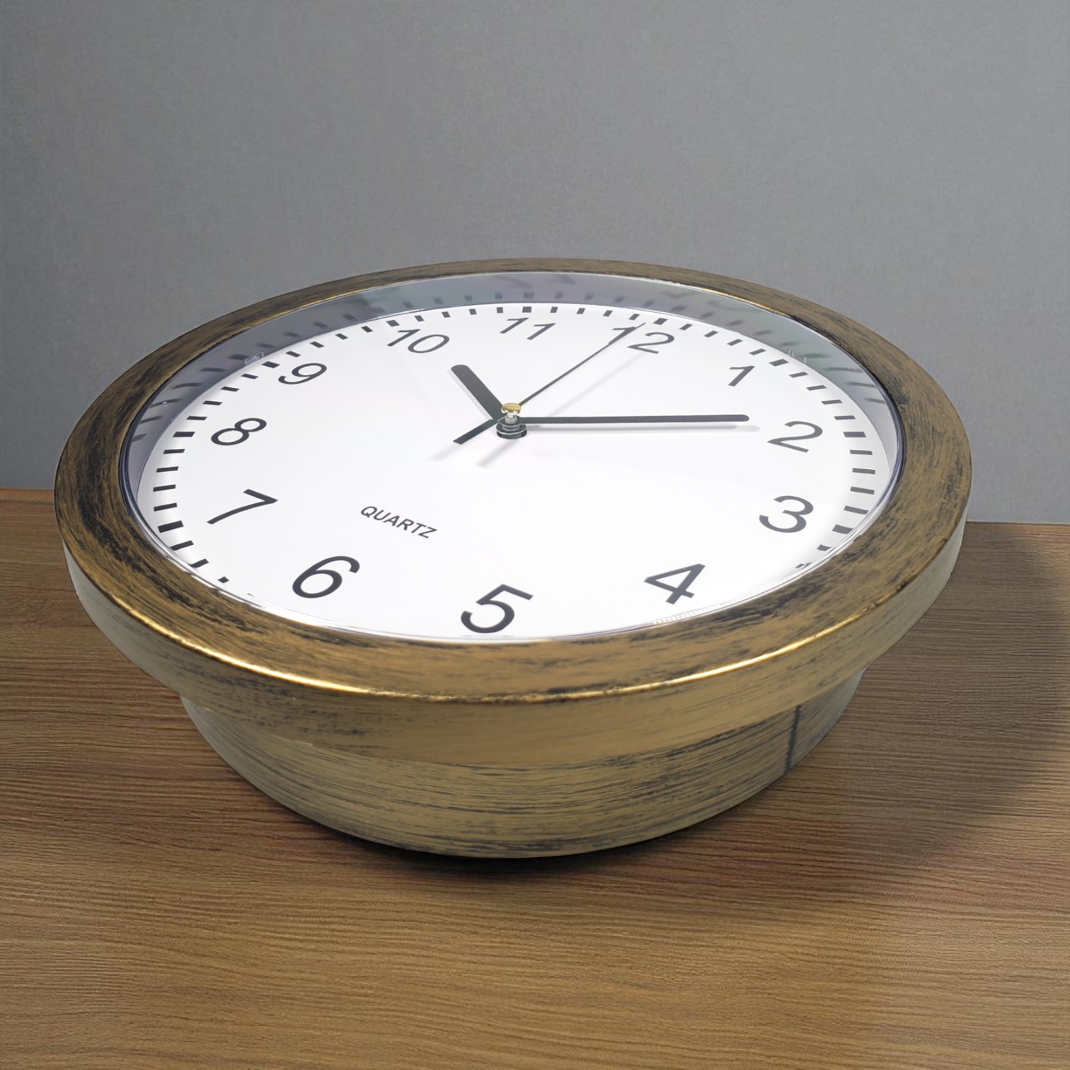 MIZHI Jam Dinding Besar Bulat Vintage 25cm with Hidden Storage Box - OTYLHG544