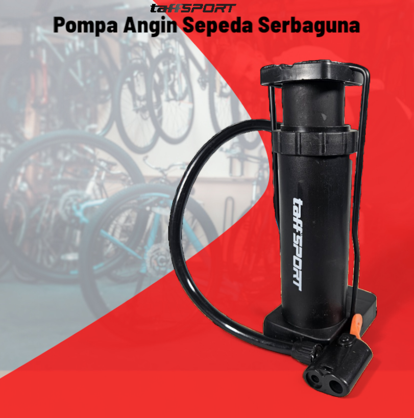 X-TIGER Pompa Angin Sepeda Serbaguna Portable Pump - BM4515
