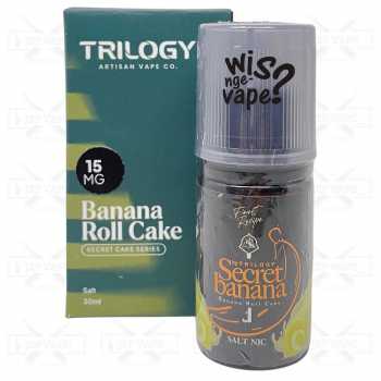 Secret Banana Roll Cake 30ml - Salt Nic By Trilogy X Jvape Liquid