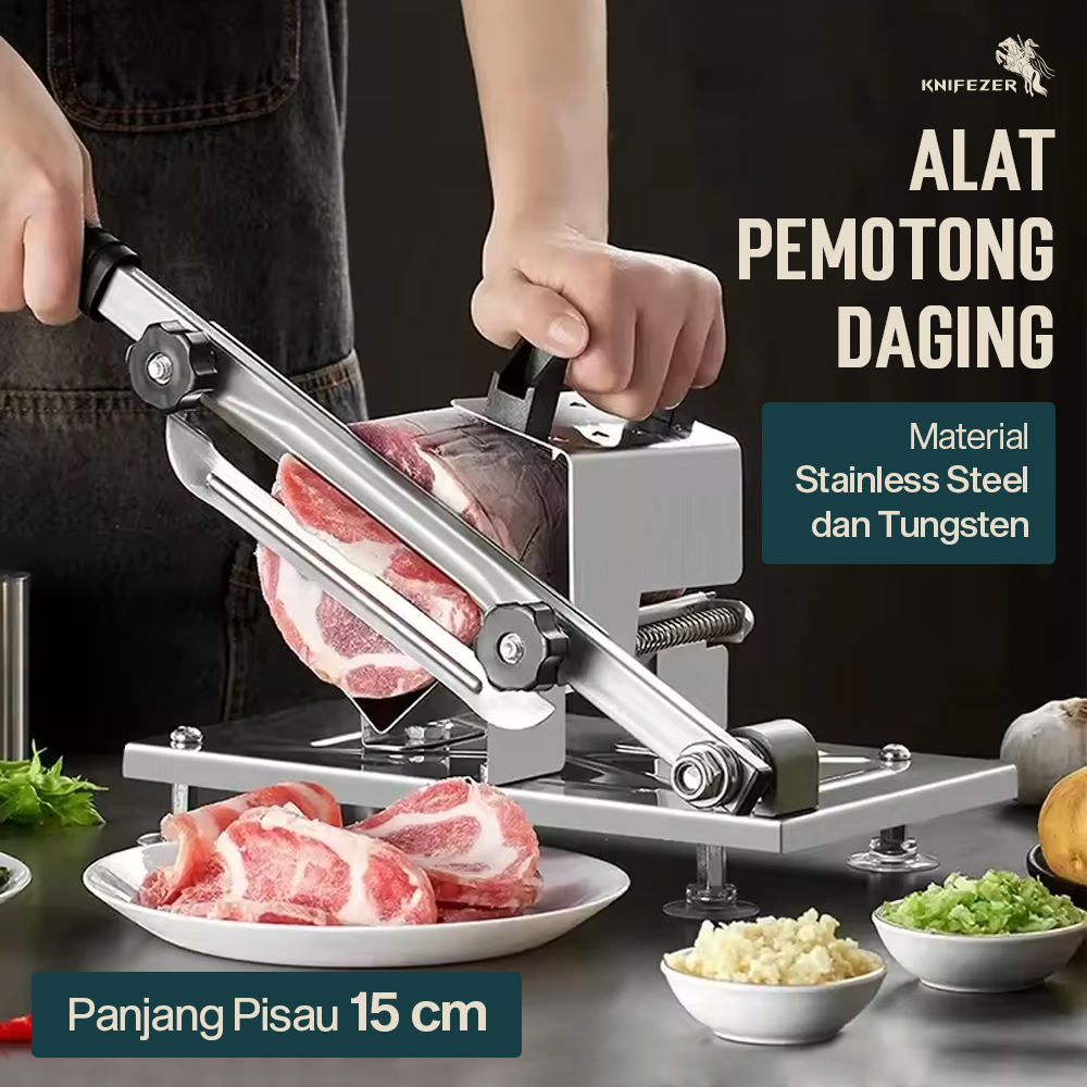 KNIFEZER Alat Slice Daging Meat Lamb Cutter Machine - SKP229