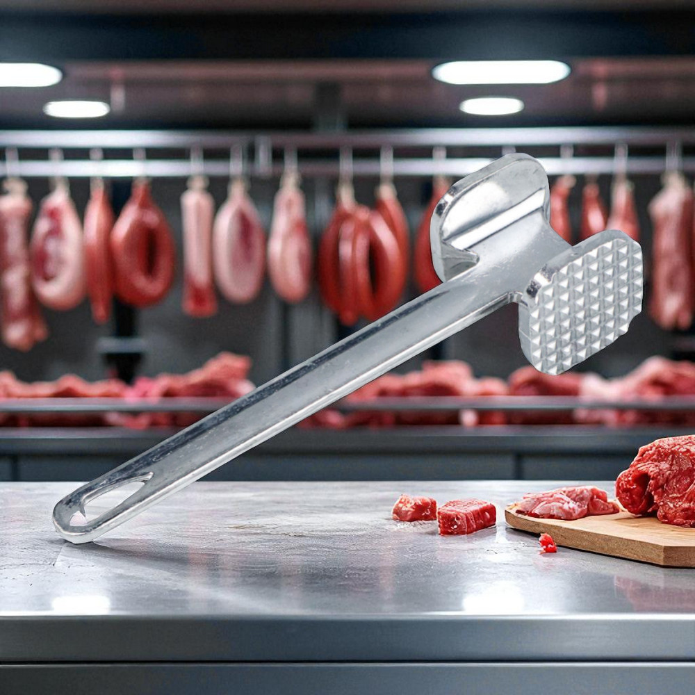Yangjiang Alat Penghalus Daging Steak Tenderizer Beef Hammer 2in1 - SKP241