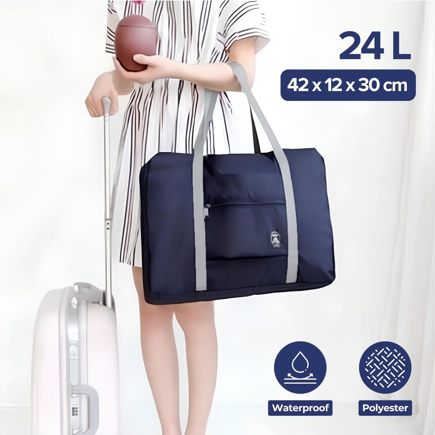 WEEKEIGHT Tas Jinjing Duffel Lipat Travel Bag 24L - B3051