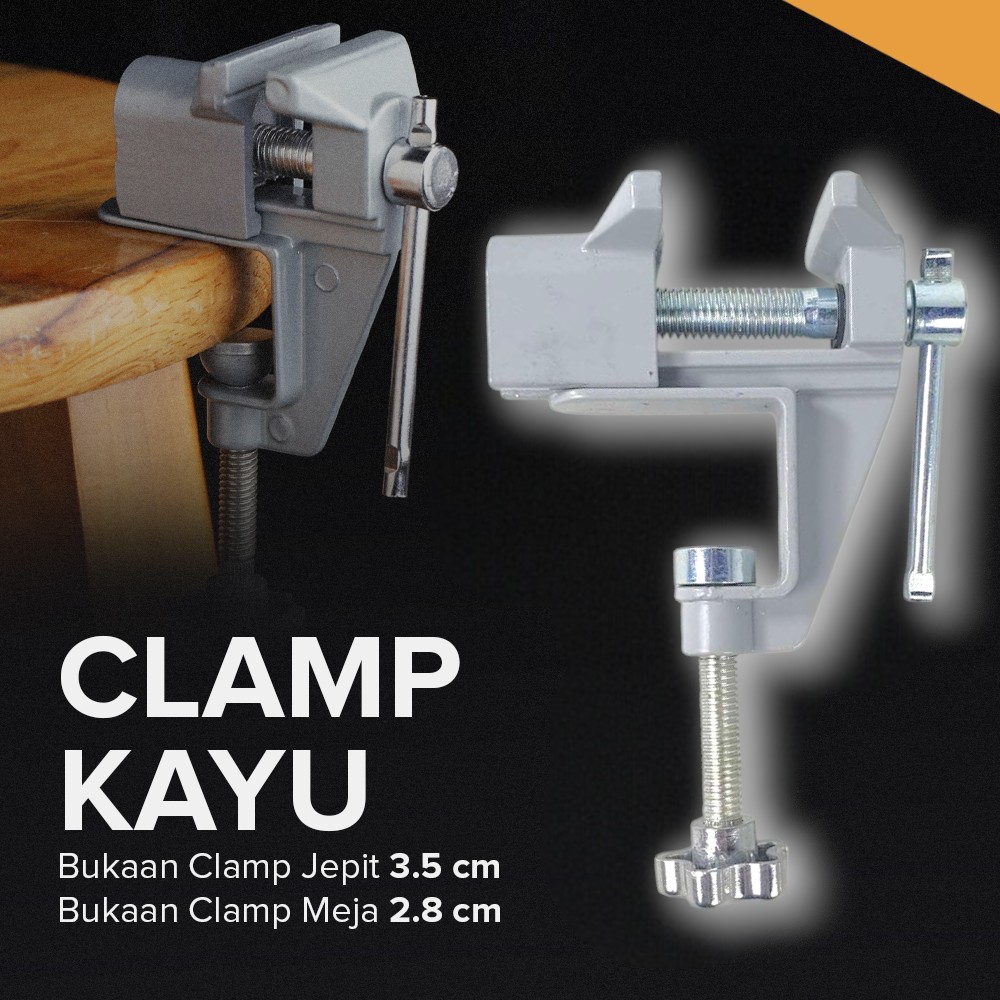 YTC Vise Clamp Capit Meja Alat Penjepit Kayu - Y128