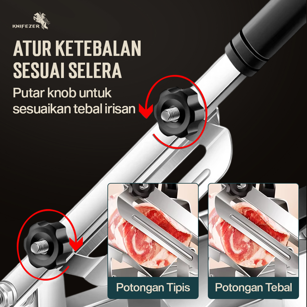 KNIFEZER Alat Slice Daging Meat Lamb Cutter Machine - SKP229