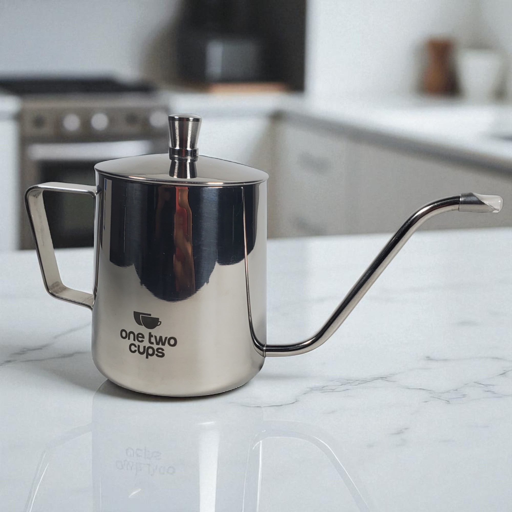 One Two Cups Teko Kopi Leher Angsa Gooseneck Pour Over Drip Kettle - A052