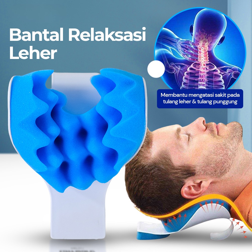 TaffHOME Bantal Relaksasi Leher Punggung Neck Pain Relief - HBF001