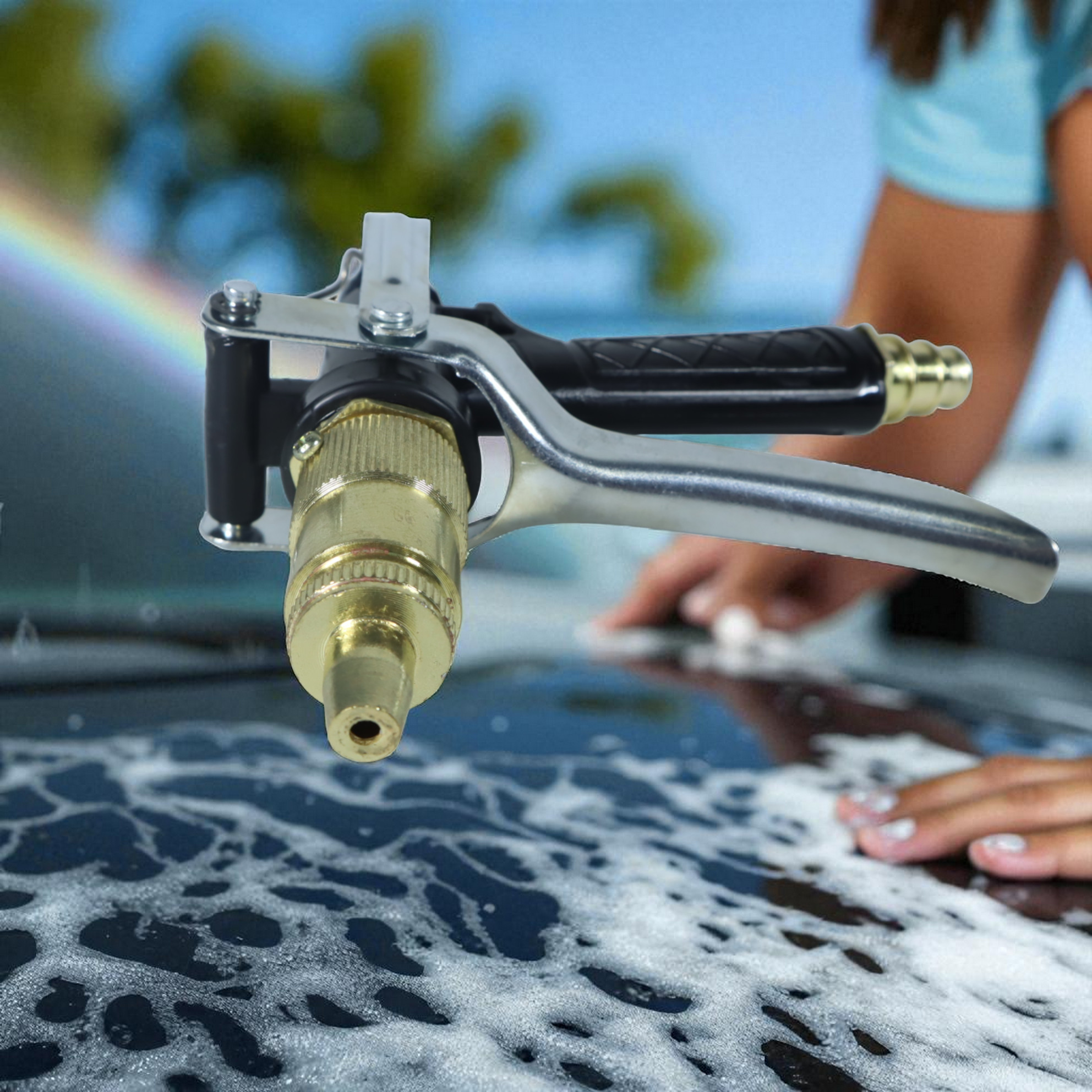 PAGODA Semprotan Air Steam Cuci Mobil Copper Plating Water Gun - DT-GYQ-7