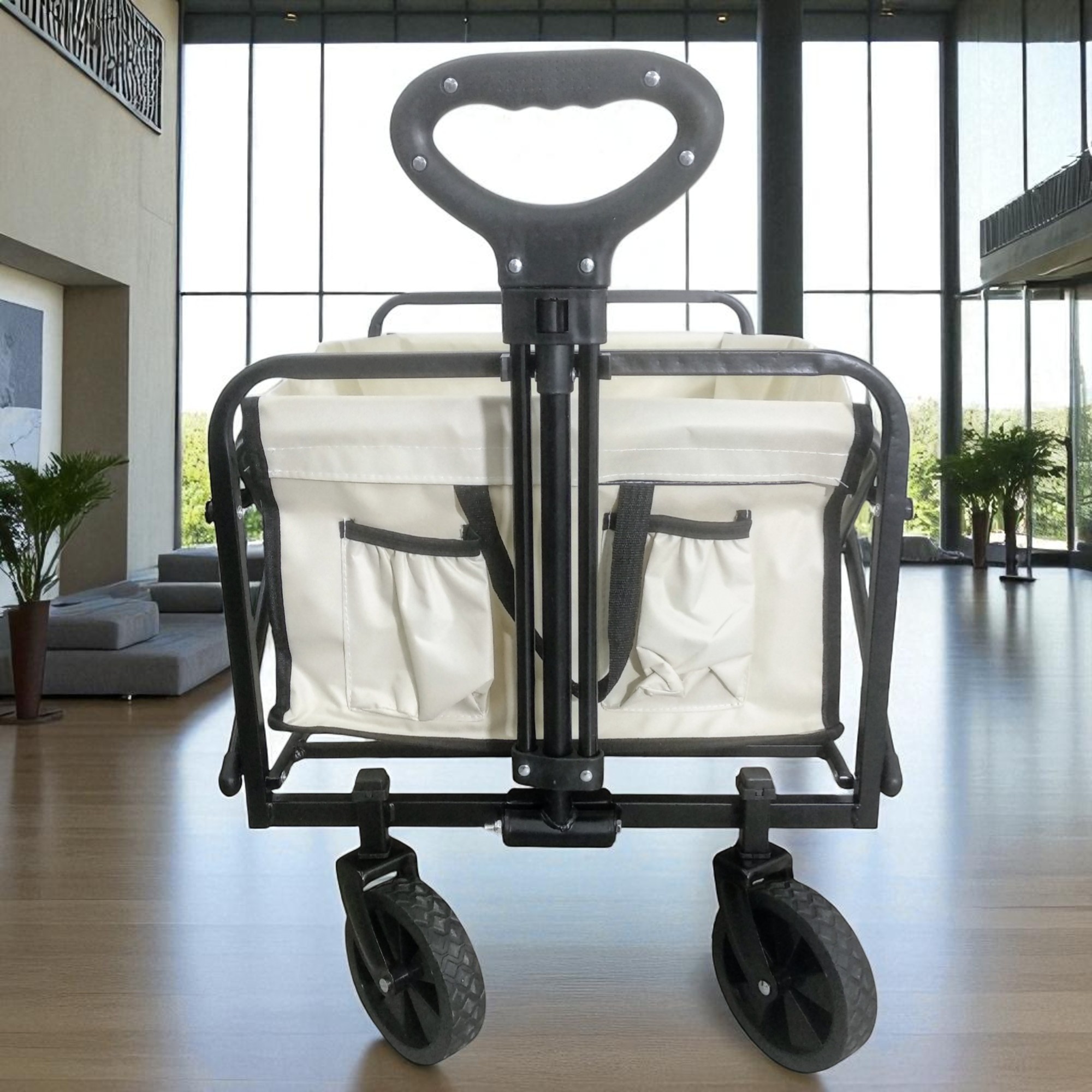 VILLVALD Troli Barang Lipat Camp Wagon Oxford Steel - VV80