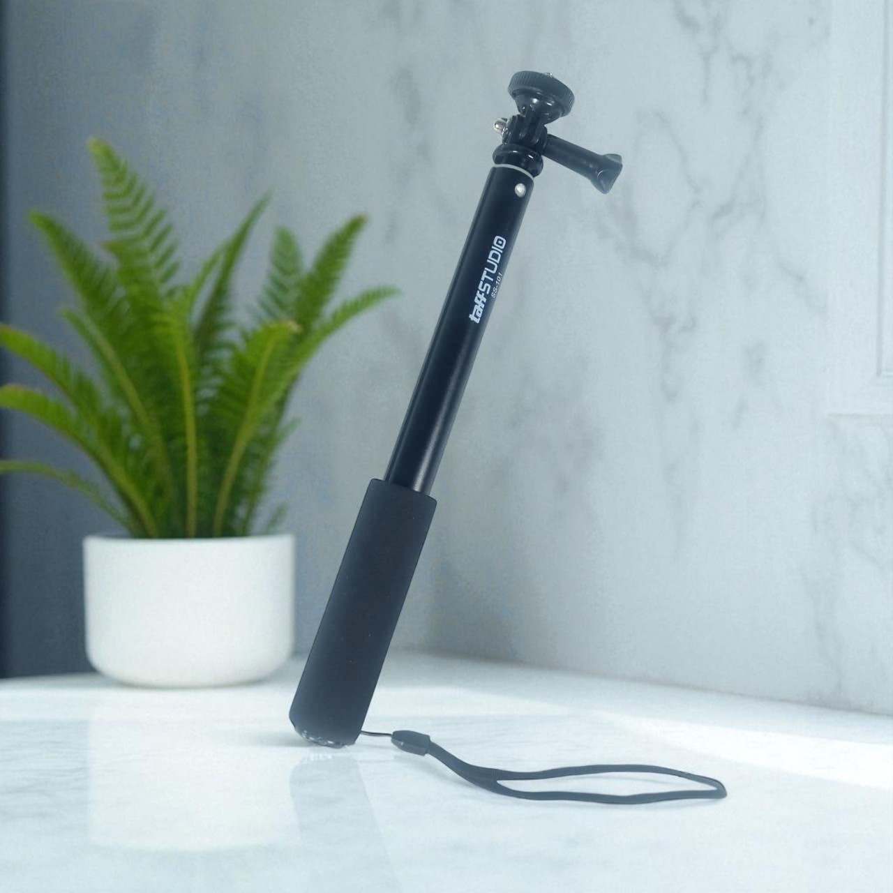 TaffSTUDIO Tongsis Monopod Round Mount for Action Camera / Smartphone - SS-101