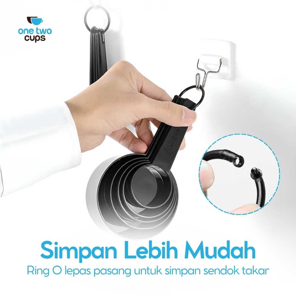 One Two Cups Sendok Takar Ukur Cup Measuring Spoon 10 PCS - 16799 - Gambar 3