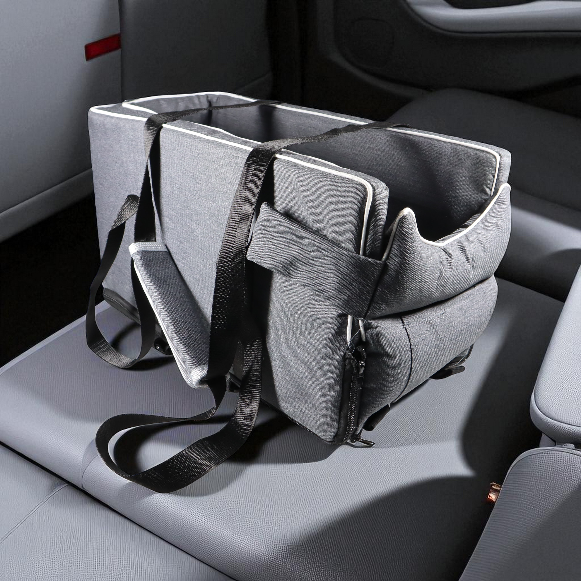 HIPI Car Seat Handbag 2 in 1 Tempat Duduk Mobil Kucing Anjing - SW-42