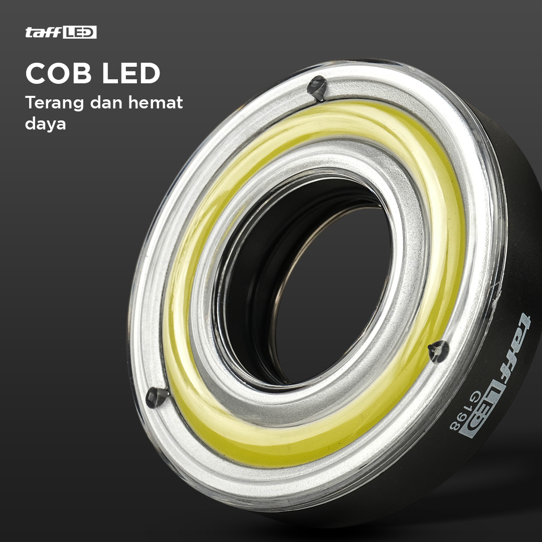 TaffLED Lampu LED Camping Tenda Waterproof Emergency COB Natural White - G198