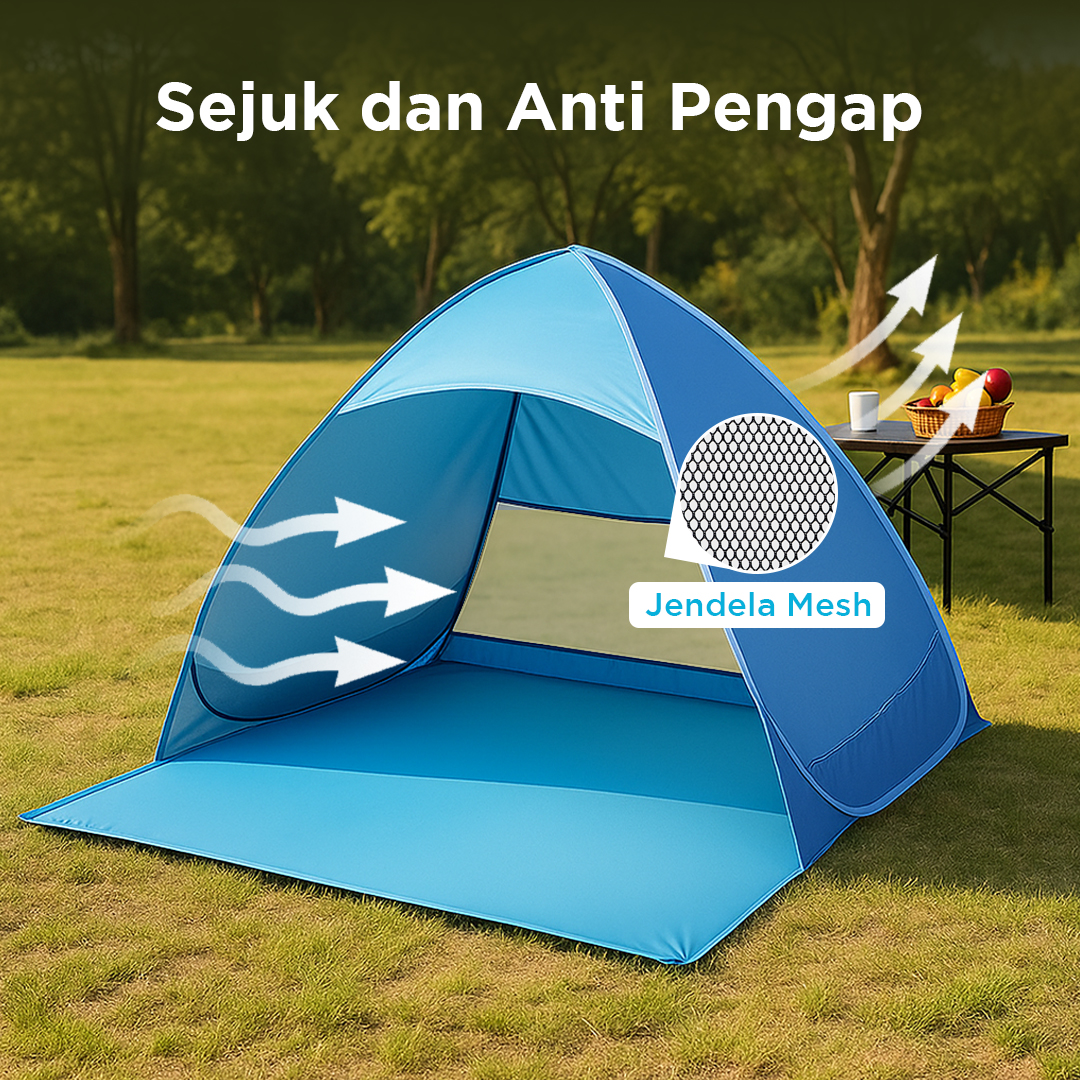 Top Lander Tenda Camping Lipat Otomatis Waterproof Pop Up Tent - TL9
