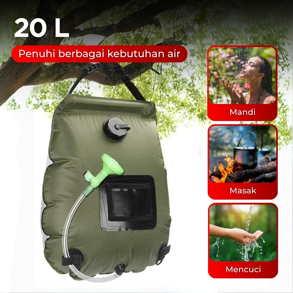 Sgreen Kantong Air Portable Camping Water Storage 20L - SG-01