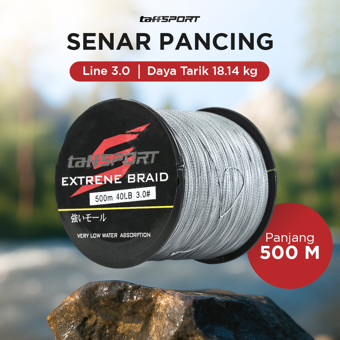 TaffSPORT Senar Benang Tali Pancing Extreme Braid - FM-PEL