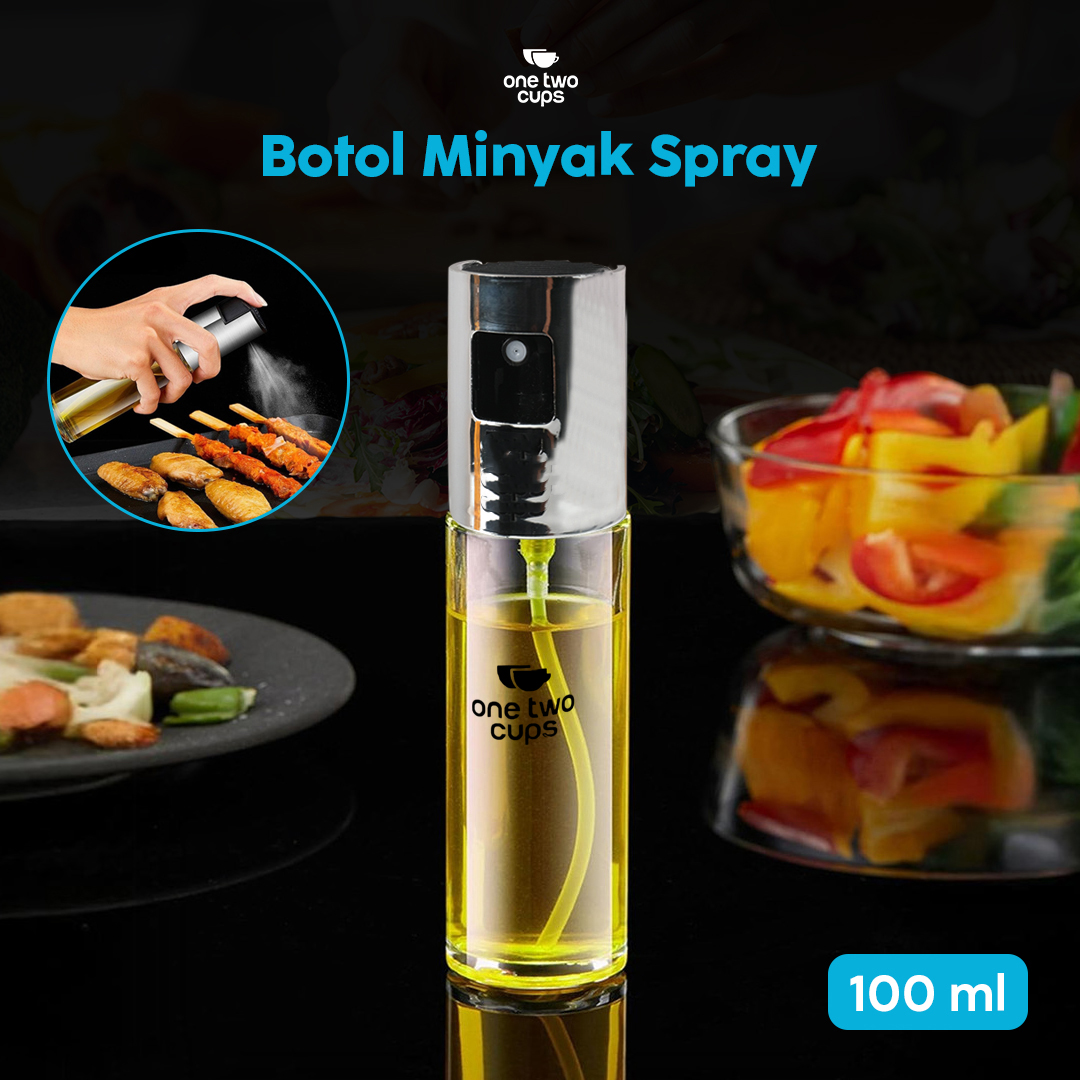 One Two Cups Botol Minyak Spray Olive Oil BBQ Food 100ml - HEA-1075