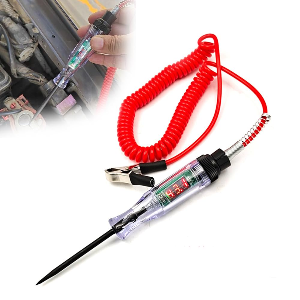 SMITH Tespen Circuit Tester Voltage with Alligator Clip 6-24V - S62