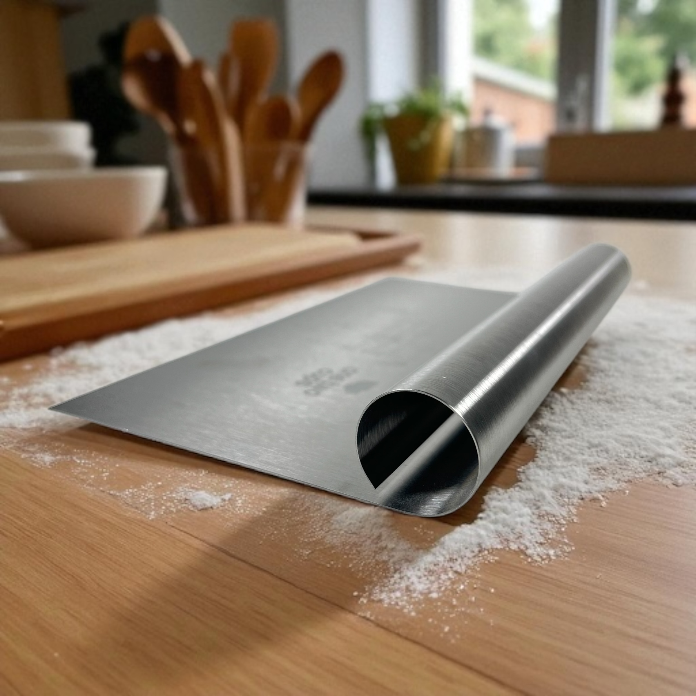Cakeqyu Spatula Scraper Kape Kue Tart Pizza Cutter 22CM - CJ712