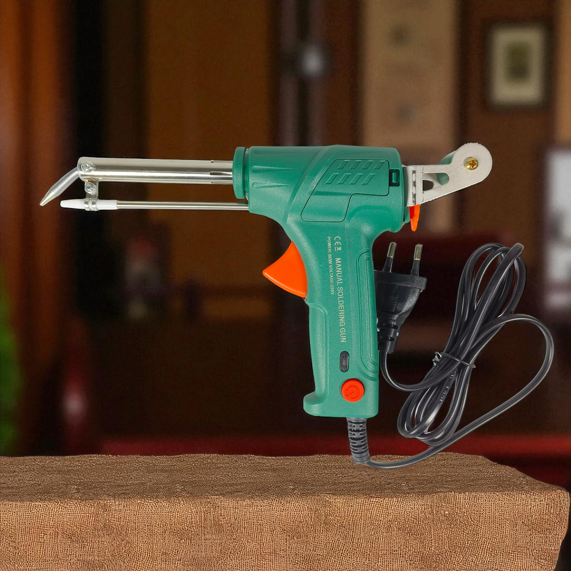 Januel Set Solder Listrik Tembak Tin Gun Handheld 60W 5in1 - Jn06