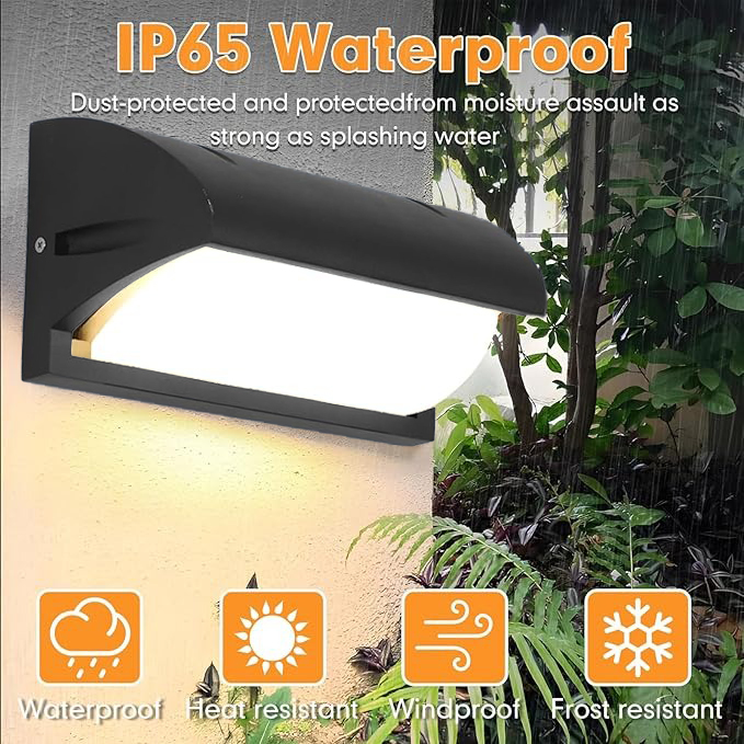 GAVT Lampu Dinding Hias Outdoor Wall Light 18W Warm White Model E - 611