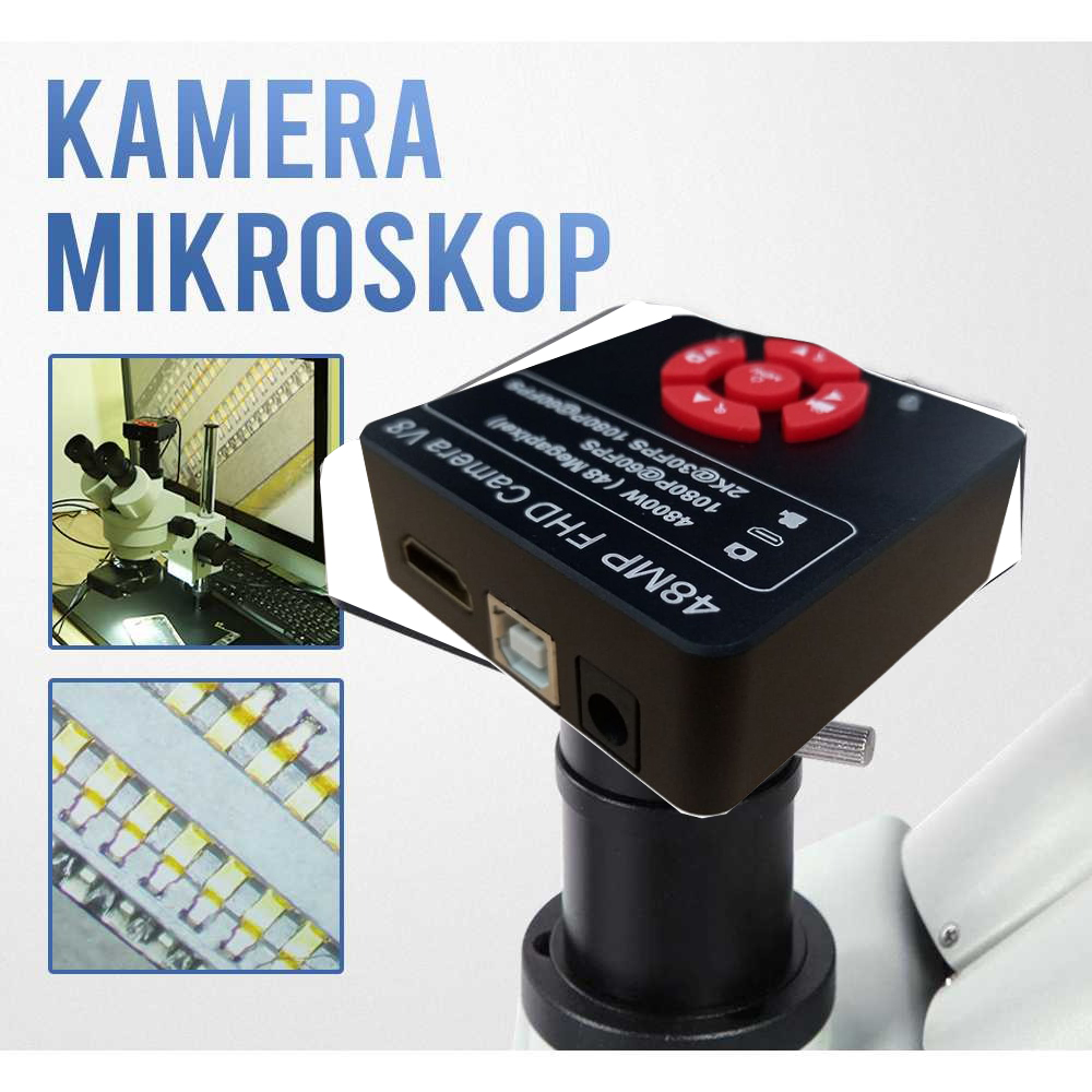 MHX Kamera Mikroskop Industrial Magnifier Full HD 48MP 2K - V8