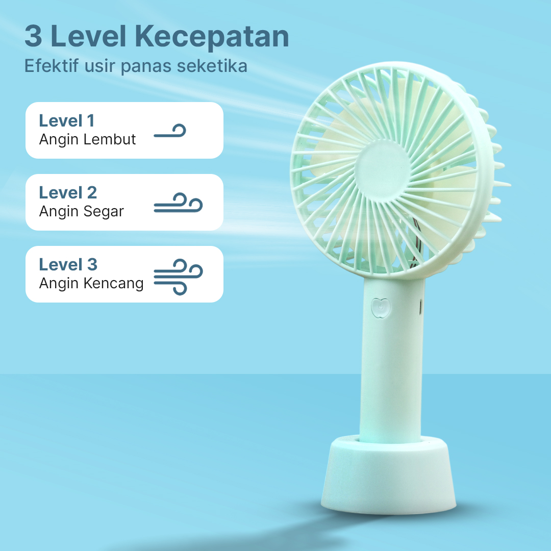 LivingSmart Kipas Angin Genggam Portable Handheld Mini Fan USB - SS-2