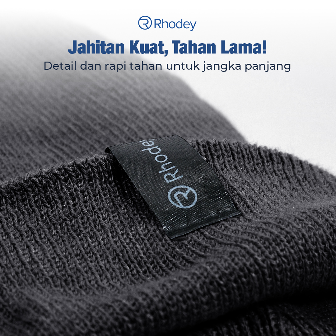 Rhodey Topi Kupluk Rajut Pria Wanita Polyester Beanie Hat Winter - EC002