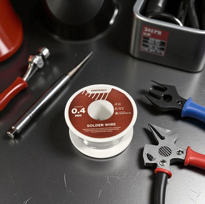 Taffware Kawat Timah Solder Sn30/Pb70 50gr
