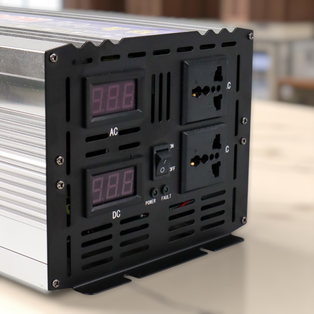 Taffware Power Inverter Mobil Pure Sine Wave DC 48V to AC 220V 6000W - NBQ6000W