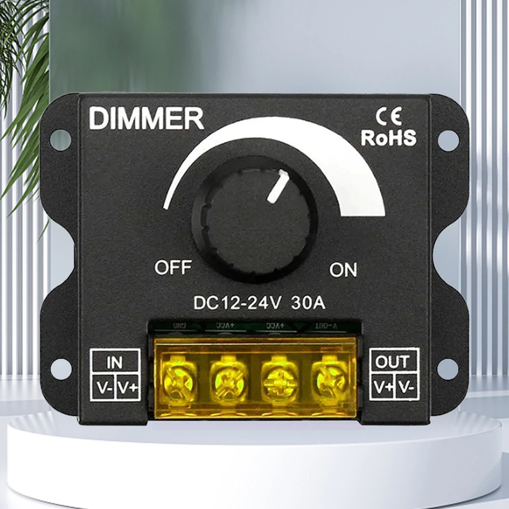 AELED Dimmer Lampu LED One Color Brightness Controller 12-24V 30A - AEL30A